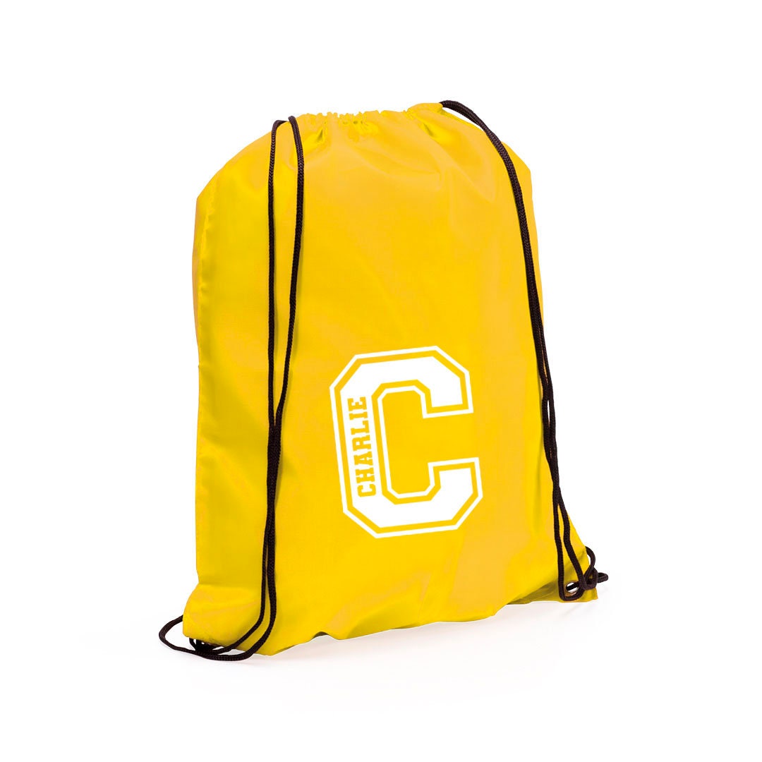 Sac PE 100% coton personnalisé avec nom des enfants, Retour à l'école