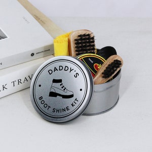 Dad’s Shoe Shine Kit in Tin Gift Box