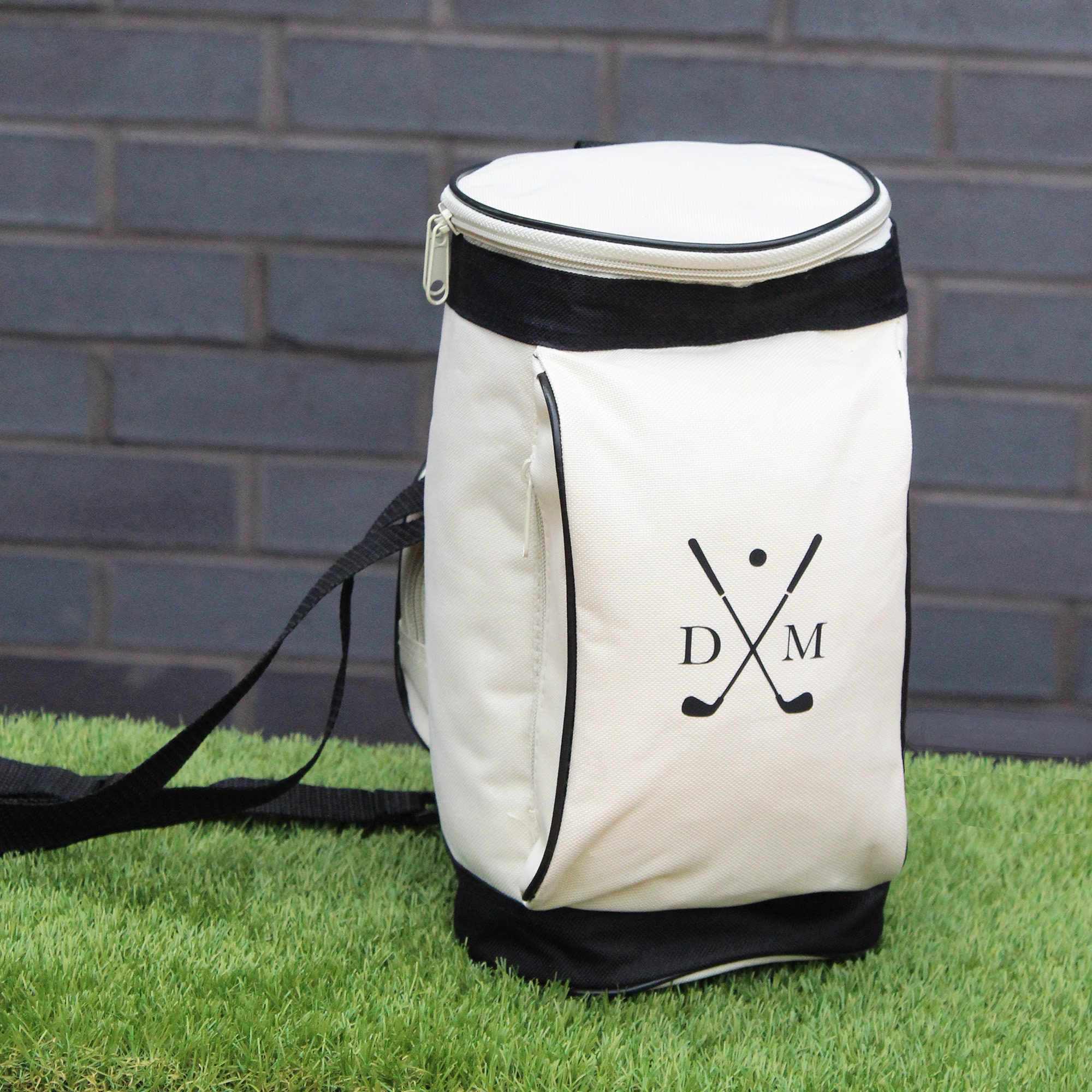 Golf Cooler Bag, Insulated Golf Caddy Cool Bag, 4L Personalised Lunch Cooler Bag, Dad Golf Gift, Grandad Father’s Day Gift, Golf Lover Gifts
