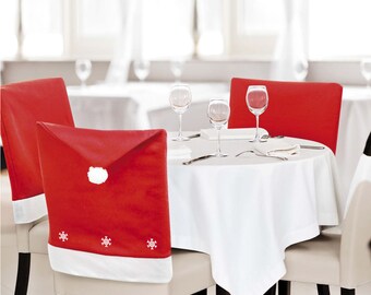 1/2/4STK Weihnachten Stuhlhussen Mütze Stuhlabdeckung Stuhlbezug Weihnachtsmann 1/2/4STK Weihnachten Stuhlhussen Mütze Stuhlabdeckung Stuhlbezug Weihnachtsmann