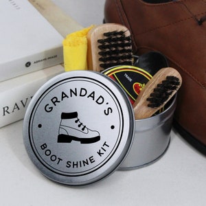 Dad’s Shoe Shine Kit in Tin Gift Box