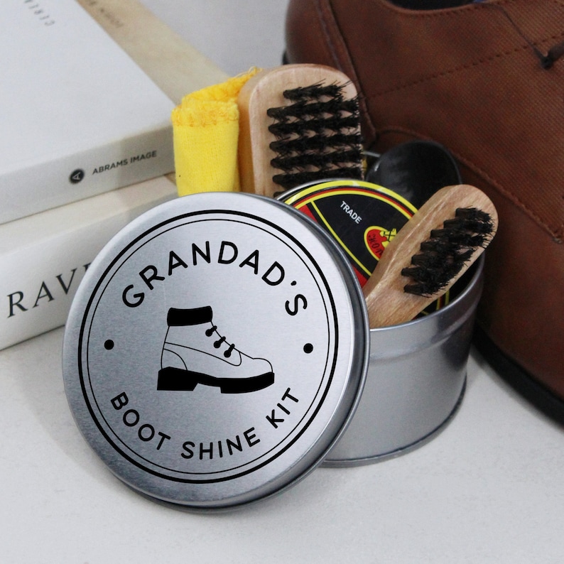Dad’s Shoe Shine Kit in Tin Gift Box