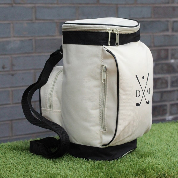 Golf Cooler Bag, Insulated Golf Caddy Cool Bag, 4L Personalised Lunch Cooler Bag, Dad Golf Gift, Grandad Father’s Day Gift, Golf Lover Gifts