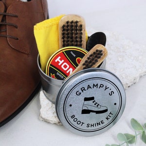 Dad’s Shoe Shine Kit in Tin Gift Box