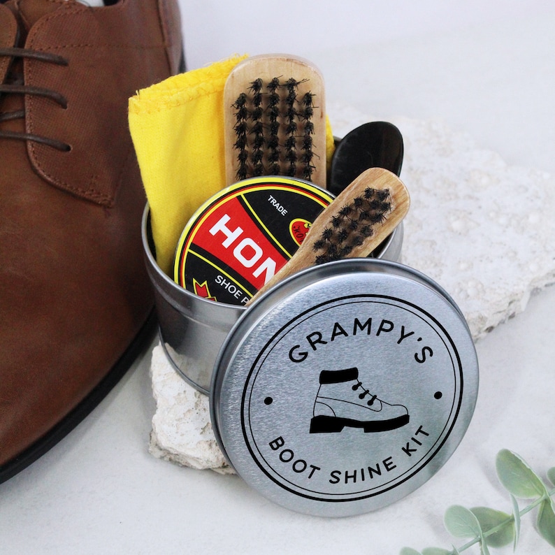 Dad’s Shoe Shine Kit in Tin Gift Box
