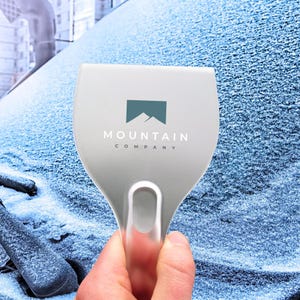 Personalised Company Logo Ice Scraper, Custom Business Logo, Car Windscreen Accessory, Window Frost Snow Remover, Exhibition Giveaway Gift