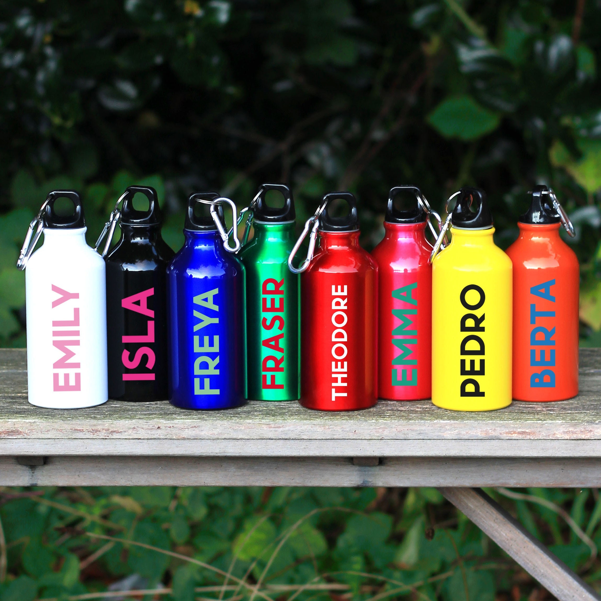Personalized Carabiner Clip Water Bottles - Add your property name and  logo! A great way to promote your community! Great American