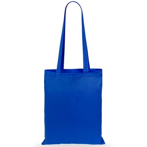 Plain Coloured Cotton Shopping Tote Shoulder Bags Available in 14 Colours, 4OZ Cotton Decorating, Screen Printing, HTV Heat Transfer Vinyl Blue