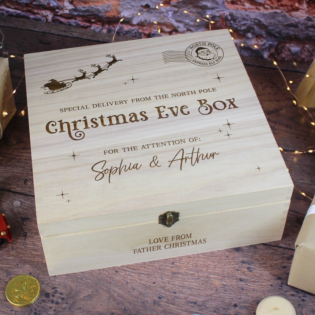 Magical Personalised Christmas Eve Box, Luxury Xmas Eve Gift, Special