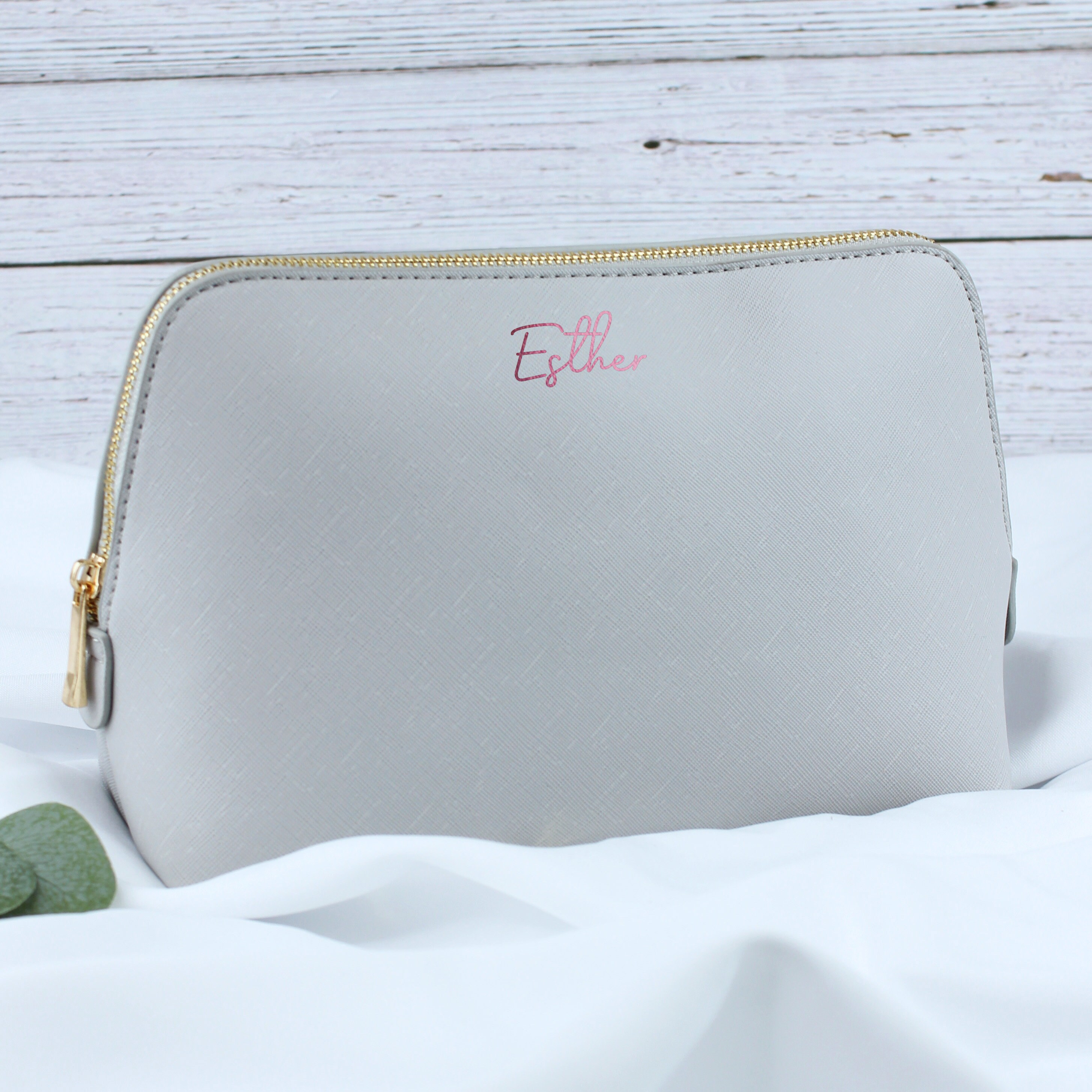 Eslifey Hund-Kosmetiktasche Aus PU-Leder – Mit Schäferhund-Motiv, 20x8x7 Cm