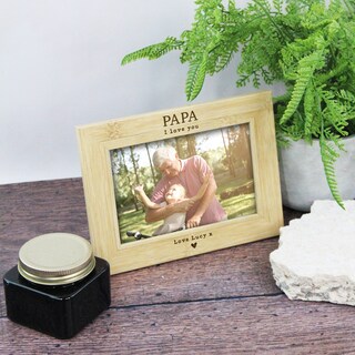 Pop Pop Gifts Cornice Per Foto Nonno - Regalo Nascita Da Nipoti - 10x15 Cm Con Corda