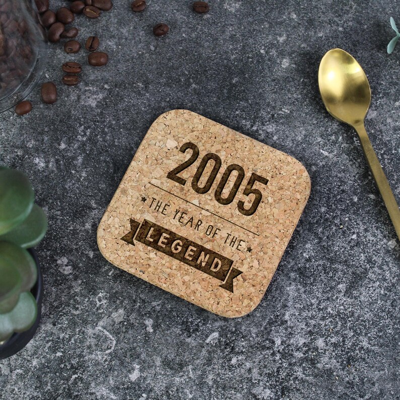 Silver 21st Birthday Mug, 2005 Year of The Legend, 21st Birthday Gifts for Him, 350ml, Thirtieth Gift for Boyfriend, Milestone Legend Gift