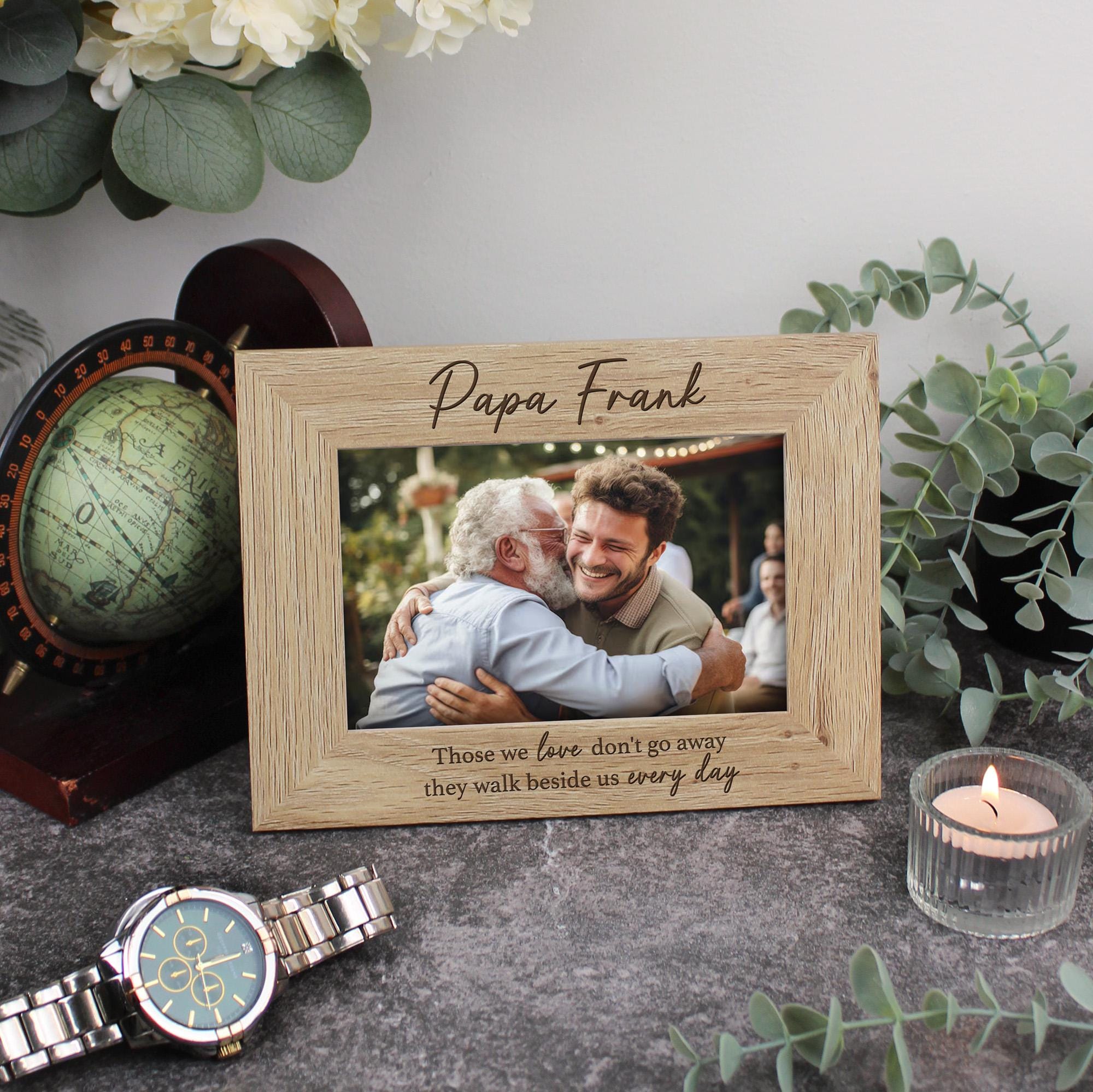 Cornice foto commemorativa personalizzata per foto di coppia Luce notturna,regalo per lui