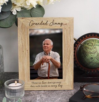 IHEIPYE Cornice Commemorativa 20x20 Per Foto Persona Amata – Regalo Di Condoglianze Con Messaggio, Nero