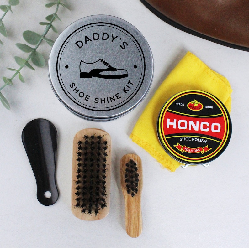 Dad’s Shoe Shine Kit in Tin Gift Box