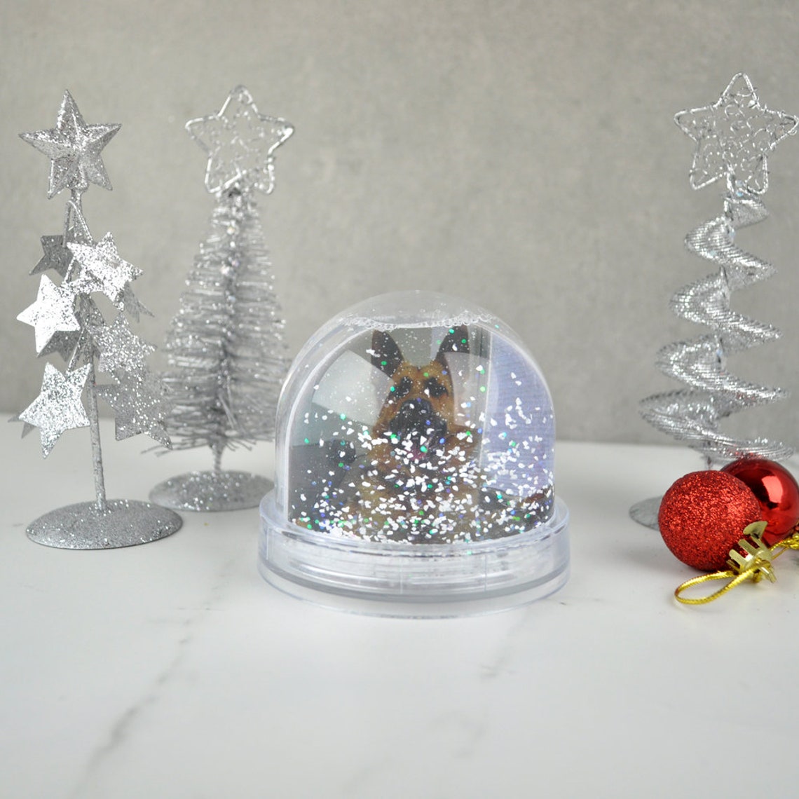 Personalised Snow Globe Glitter Photograph Frame Family New Etsy UK
