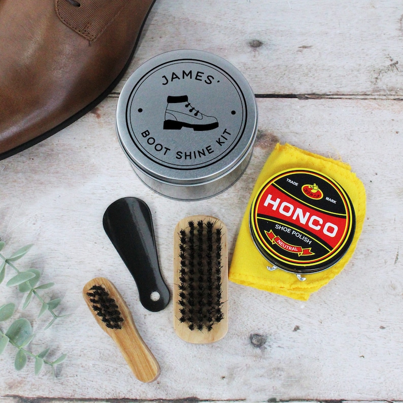 Dad’s Shoe Shine Kit in Tin Gift Box