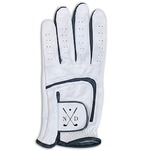 Personalisierter Herren-Golfhandschuh aus Leder mit Initialen, monogrammiertes Golfzubehör, Linkshänder-Golfhandschuh, 5 Größen (S-XL), Golfgeschenk für ihn Bild 10
