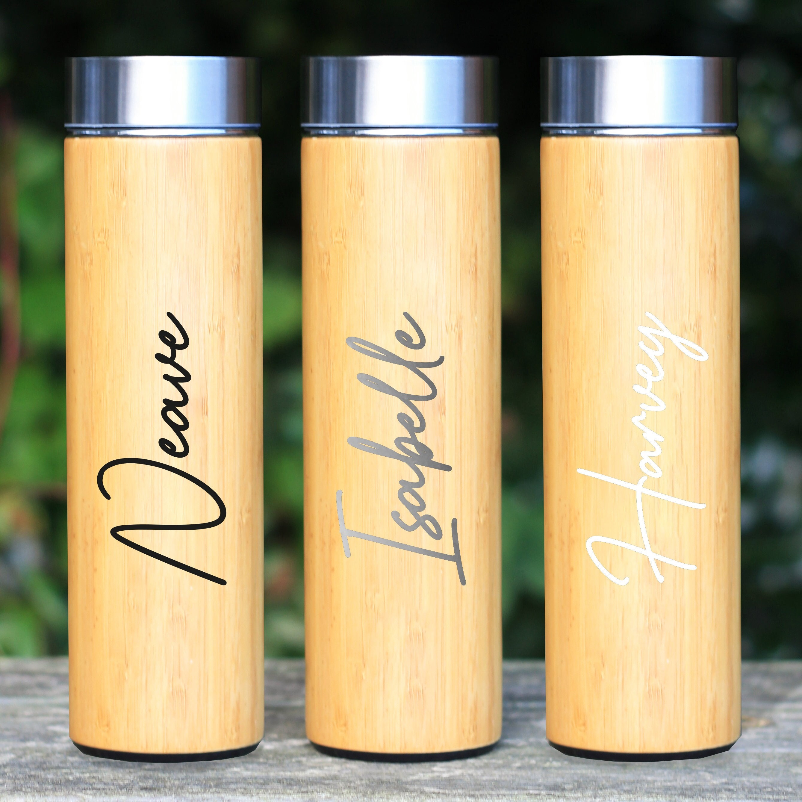 Personalised Engraved Any Initial Double Wall Insulated Thermos Cup 500ml  17.5oz Hot Cold Coffee Tea 6 Colours Available 