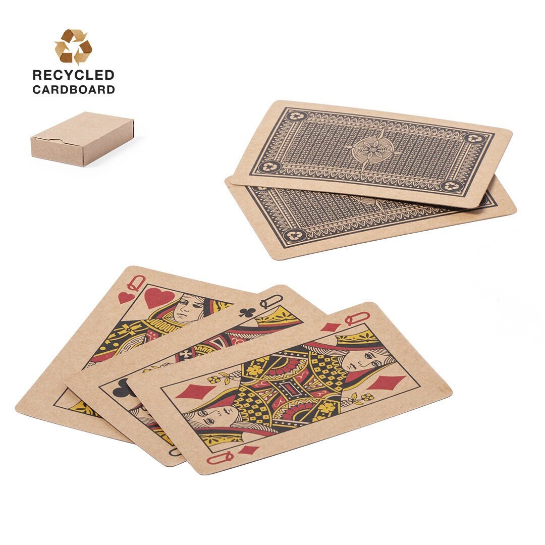 Recycled Cardboard Playing Cards 52 Card Deck With Eco - Etsy Hong Kong