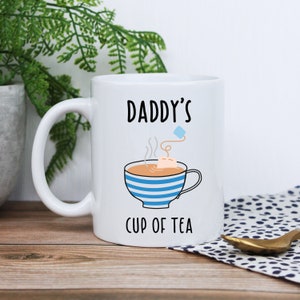 Personalised Grandad's Tea & Biscuits Board with Coffee Mug Option, Wood Treat Board, Father's Day, Birthday Gifts for Grandpa, Dad