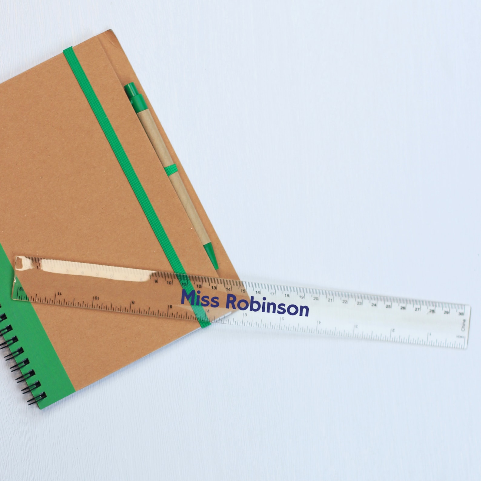 Personalised Ruler, Teacher 30cm Flexible Bendy Ruler, Novelty ...