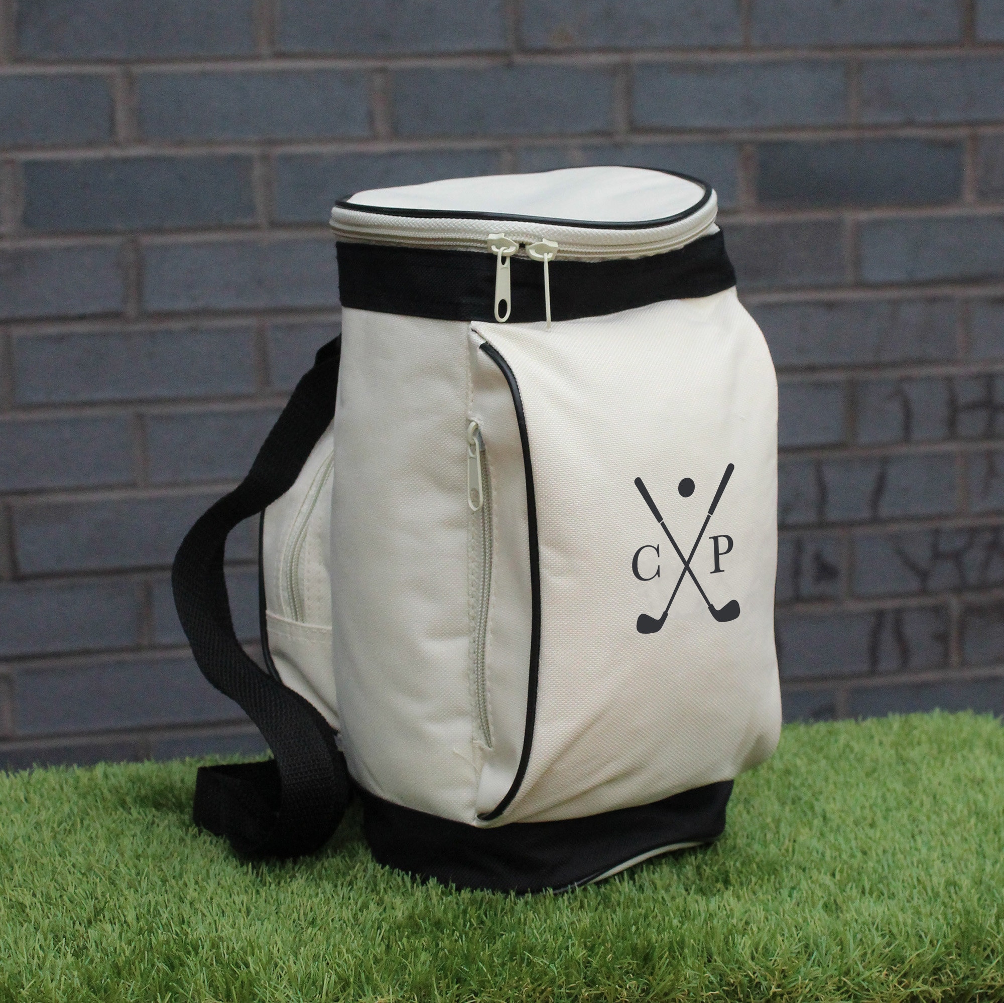 Golf Cooler Bag, Insulated Golf Caddy Cool Bag, 4L Personalised Lunch Cooler Bag, Dad Golf Gift, Grandad Father’s Day Gift, Golf Lover Gifts