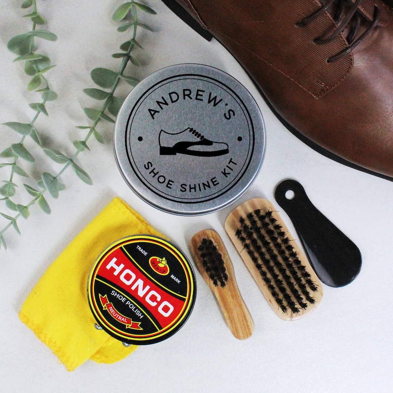 Dad’s Shoe Shine Kit in Tin Gift Box
