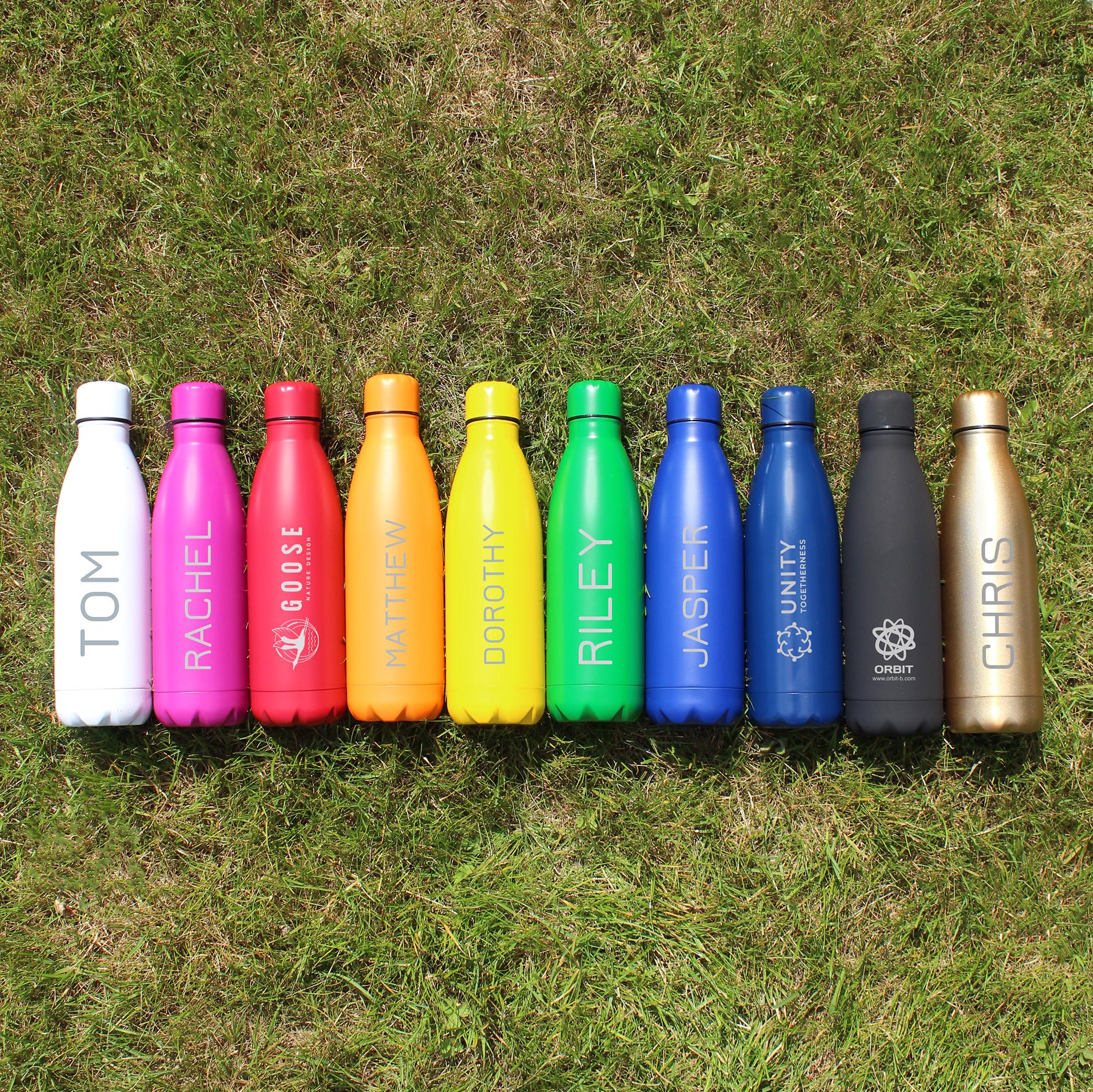 Personalised Metal Water Bottle Reusable Gym Yoga Bottle BPA Free ...