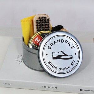 Dad’s Shoe Shine Kit in Tin Gift Box