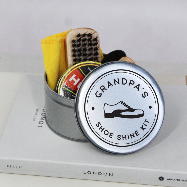 Dad’s Shoe Shine Kit in Tin Gift Box