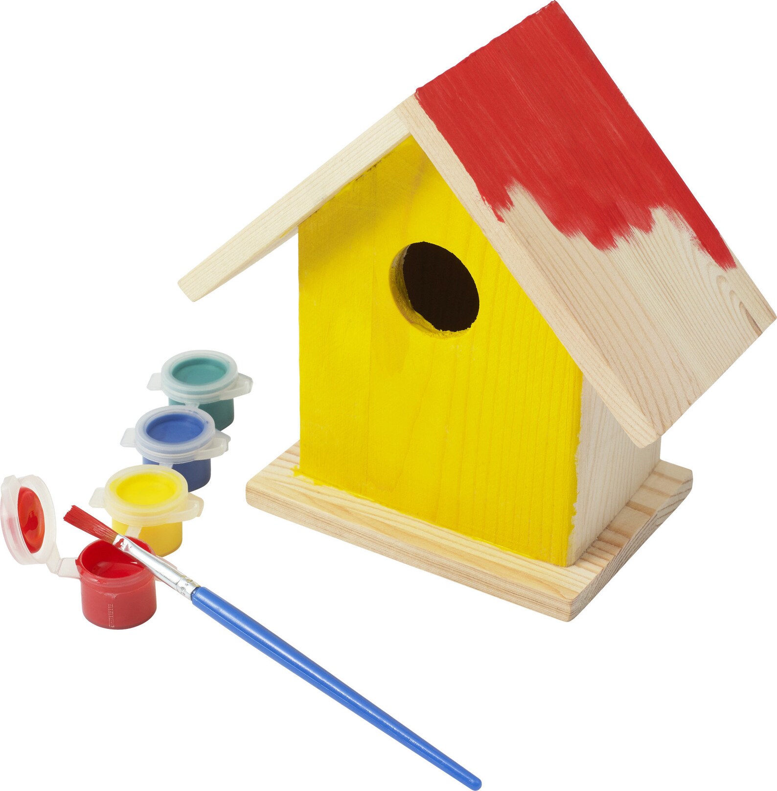 Paint Your Own Bird House Bird Box Kit gift for Children Etsy