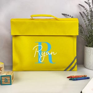 School Book Bag | Back to School | Personalised Bookbag | Girls | Boys | School Bag with Name | Choice of Colours | Primary School | Nursery