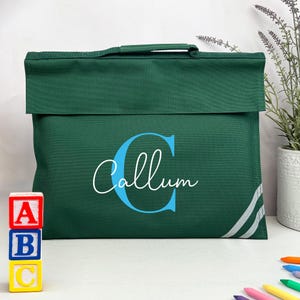 School Book Bag | Back to School | Personalised Bookbag | Girls | Boys | School Bag with Name | Choice of Colours | Primary School | Nursery