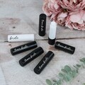 Team Bride LIP BALM, Bridesmaid Party Favour, Hen Party Bag Filler, Hen Party Gift Bags, Black Hen Night Vanilla Lip Balm Bride to Be Gift product logo