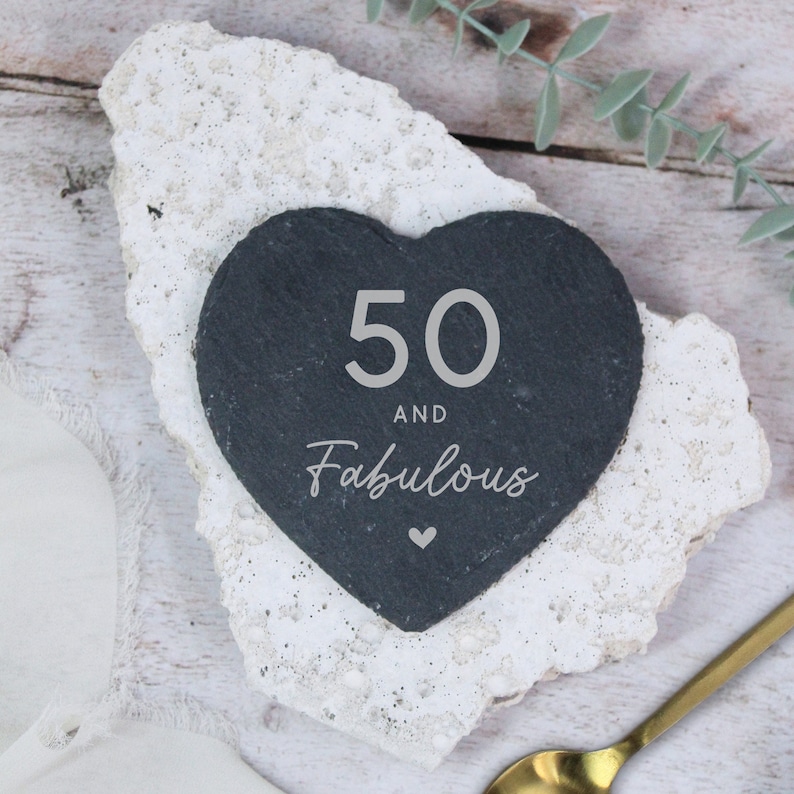 Pink Tote Bag, 50 & Fabulous Milestone Birthday Cotton Shoulder Bag, 50th Birthday Gift for Her, Sister, Mum, Friend, Auntie, Daughter