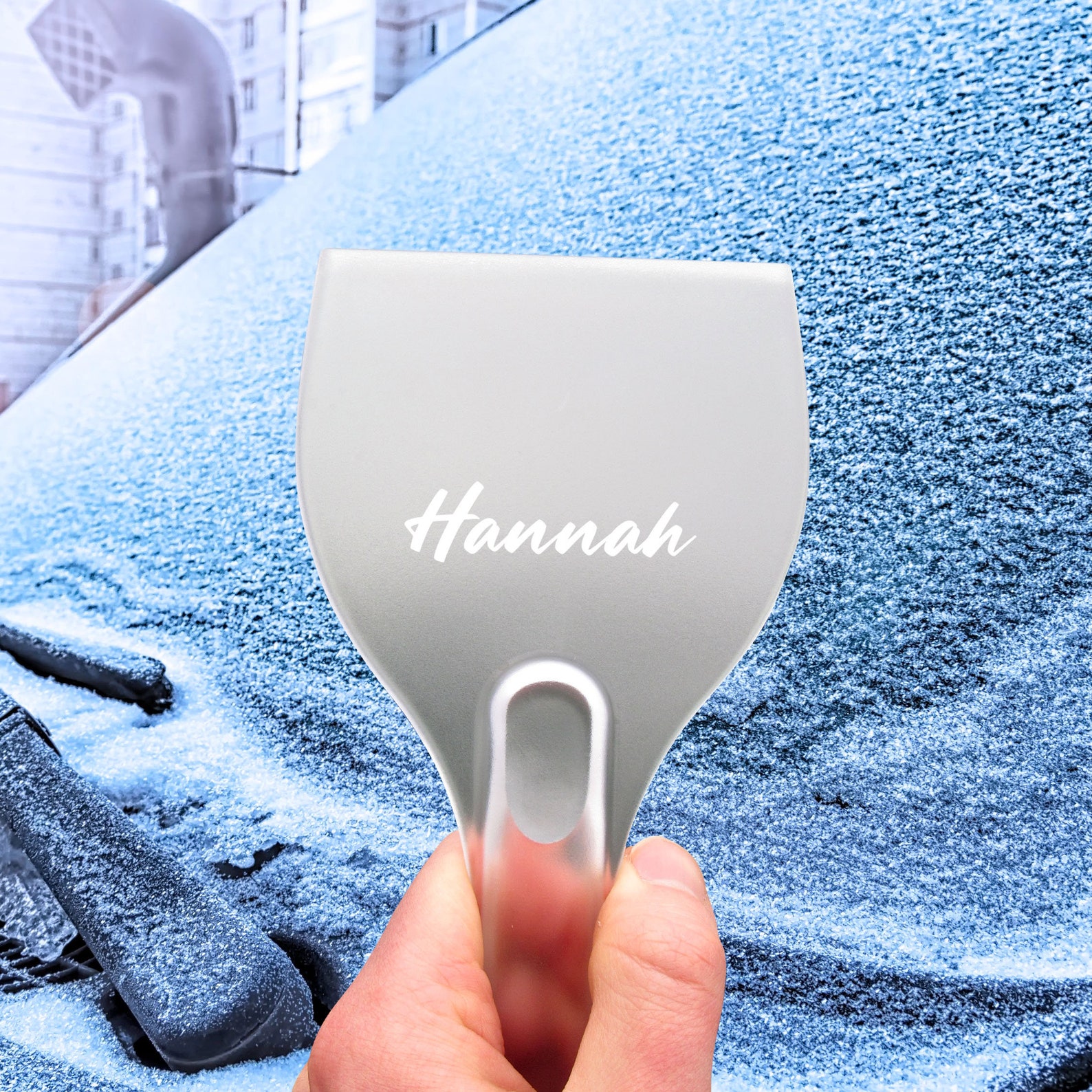 Personalised Clear Ice Scraper Deicer for Vehicle Car Etsy UK