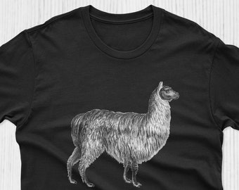 ADVENTURE ALPACA BAG T-Shirt Divertente Donna Alpaca LLAMA