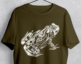 Frog Men's T-shirt - Amphibian Shirt, Toad Shirt, Animal Shirt, Nature Shirt - Sustainable Clothing
