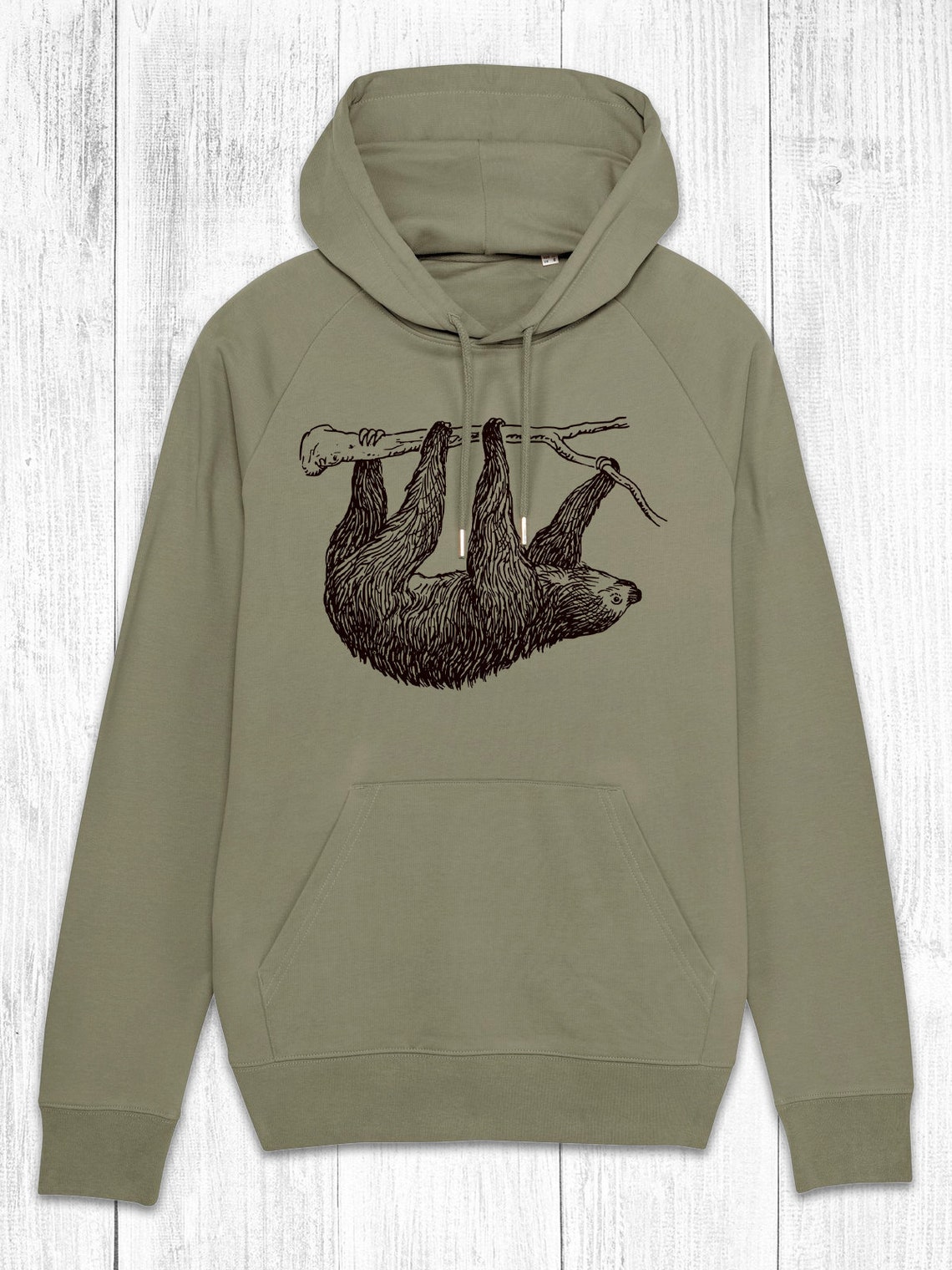 Sloth Hoodie Men's Sloth Hoodie Cute Hoodie Animal Etsy