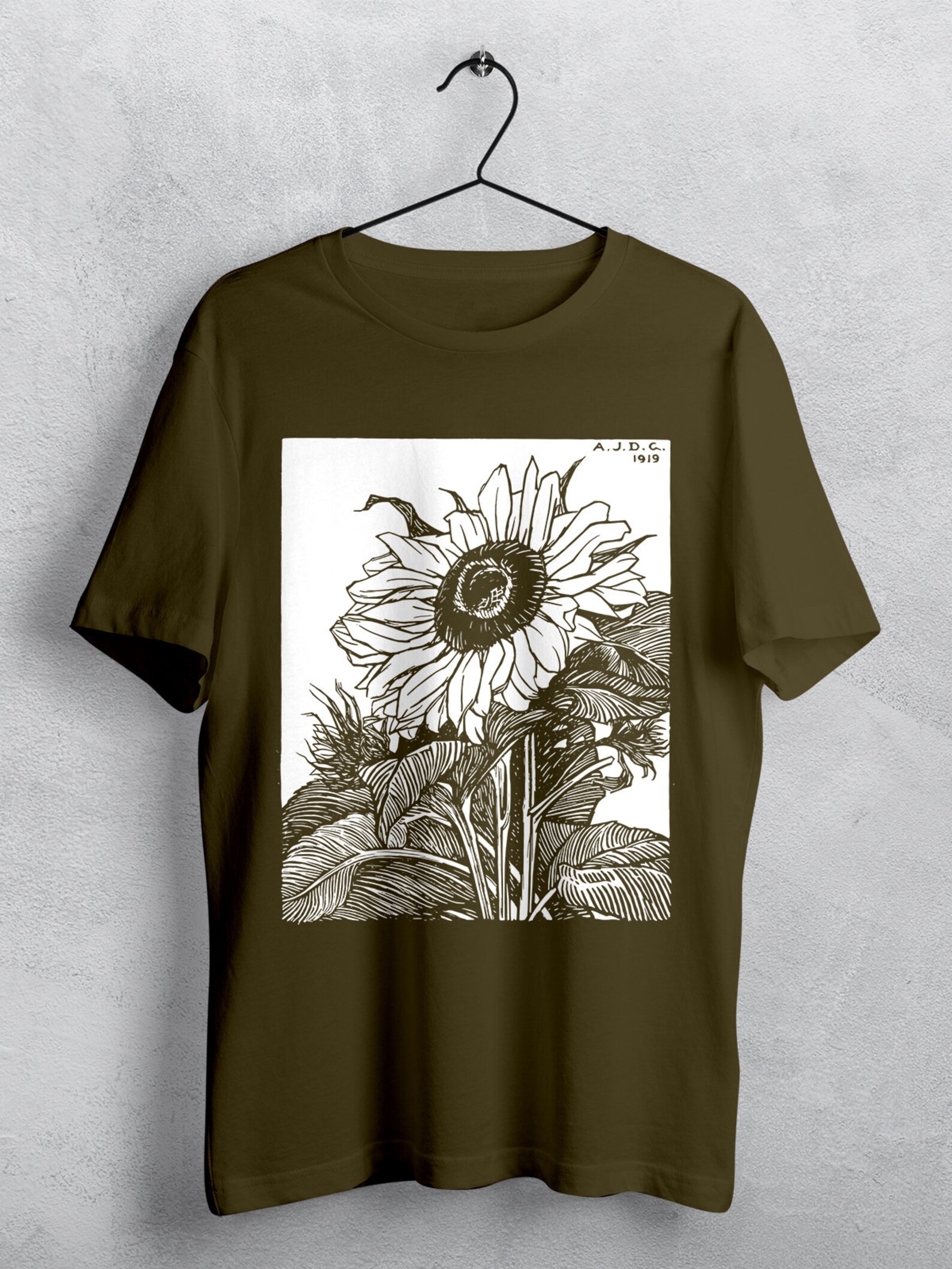 Vintage Sunflower Tshirt Men's Sunflower Shirt Vintage Etsy