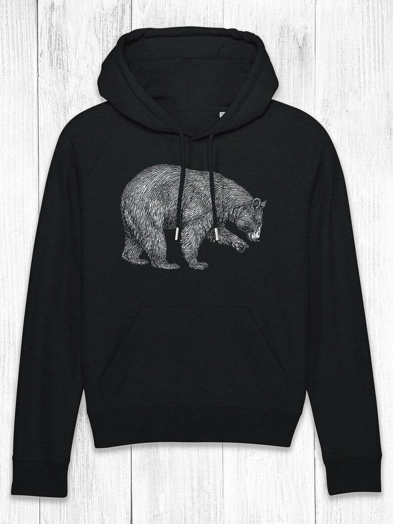 Grizzly Bear Hoodie Women's Bear Hoodie California Etsy