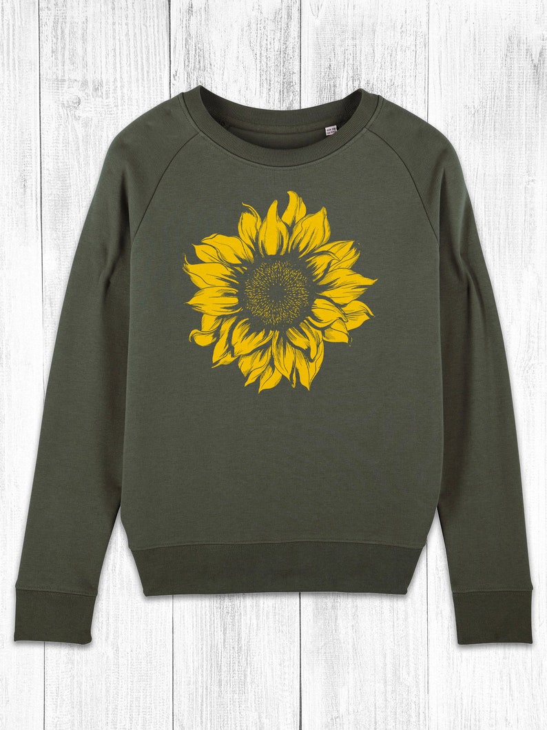 womens sunflower sweatshirt