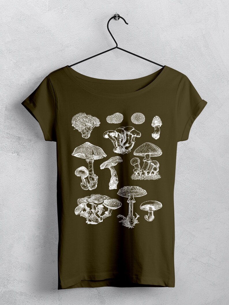 Mushrooms Women's Tshirt Mushrooms Shirt Morel Shirt Etsy