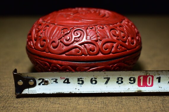 Chinese antique hand-carved exquisite and rare re… - image 9