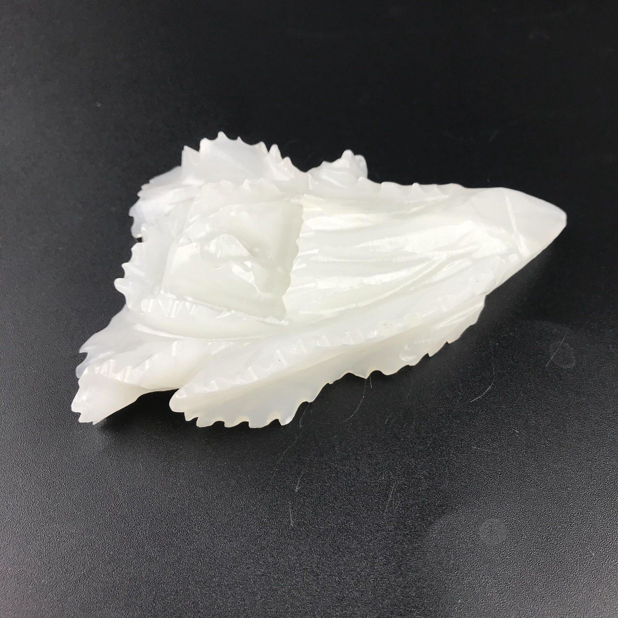 Natural Sheep Fat White Jade Handcarved Cabbage Ornaments Etsy