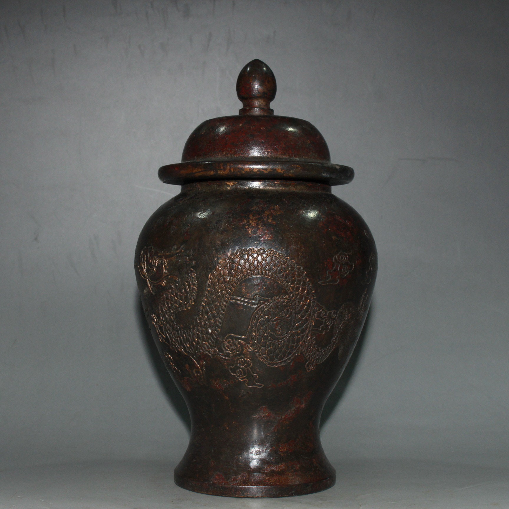 Chinesisches antikes handgeschnitztes Drachenmuster und Phönix | Etsy