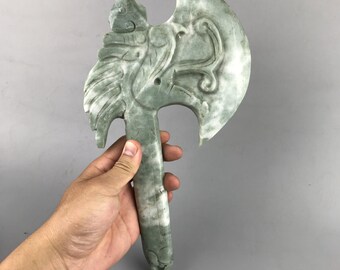 天然本翡翠立体手彫り　根付？ 天然翡翠の手彫り - Etsy 日本