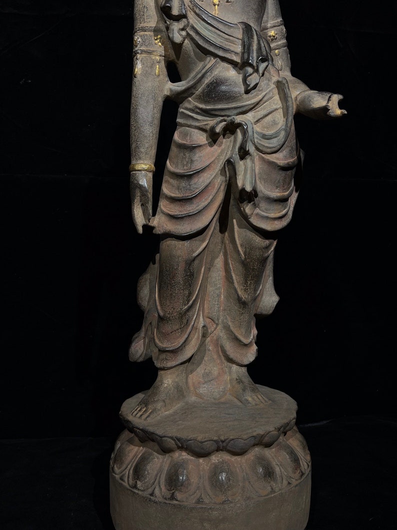 A Pair of Chinese Antique Hand-carved Large Exquisite Rare Bluestone ...