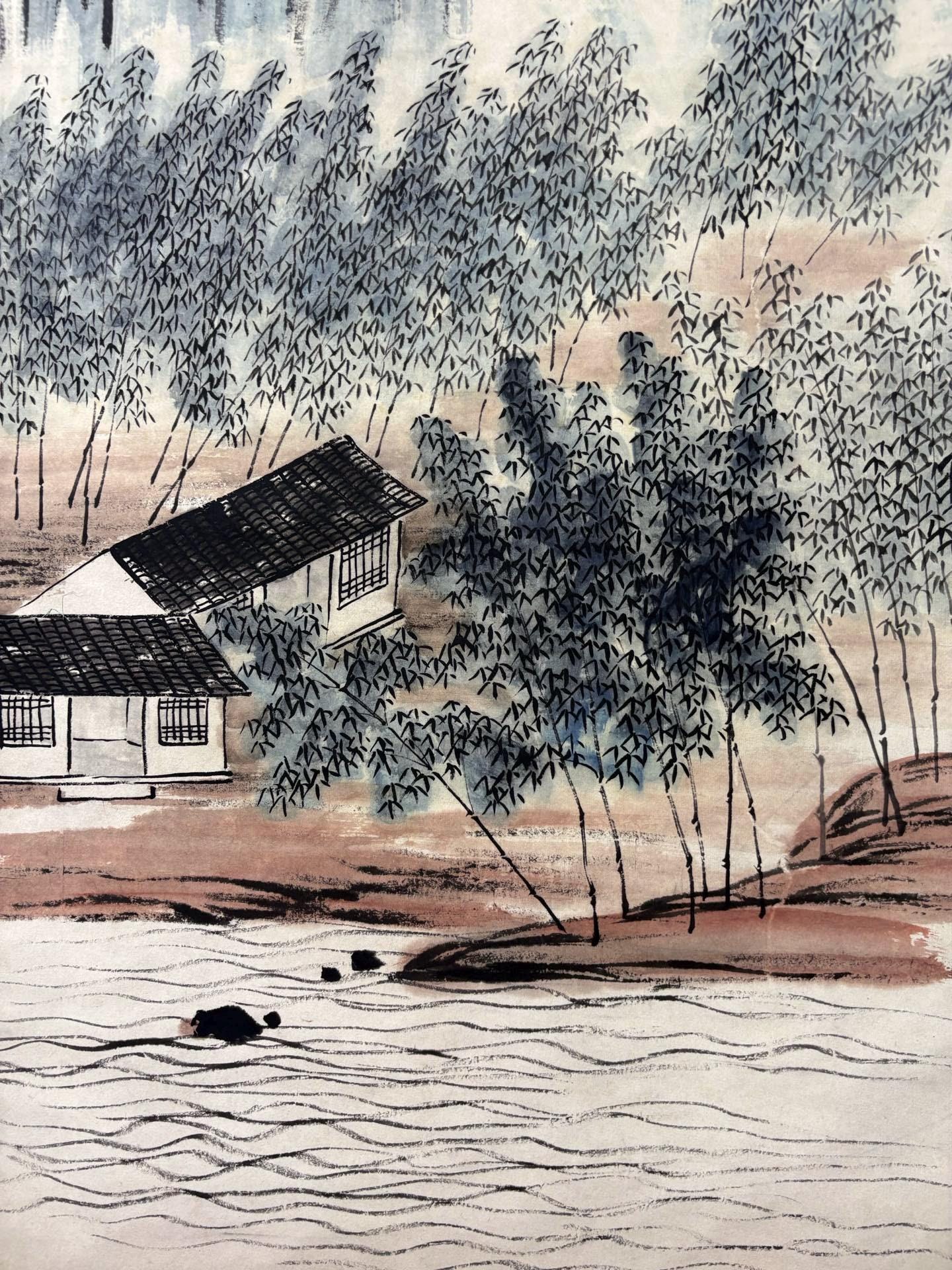 Chinese Antique Collection No. YX-127 Landscape Painting and